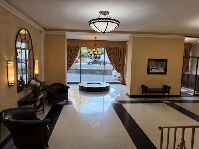 view of community lobby