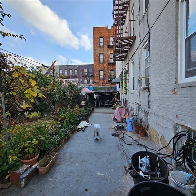 view of patio with cooling unit