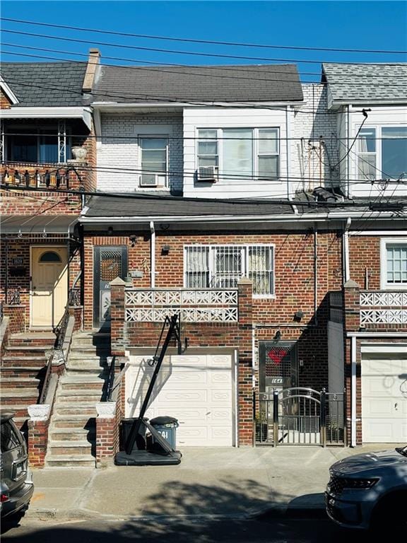 view of property with a balcony