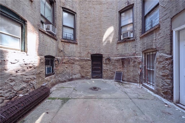 view of patio with cooling unit