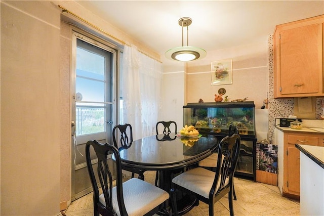 dining room featuring baseboards