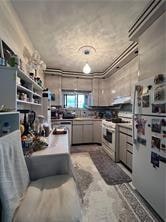 kitchen with white appliances