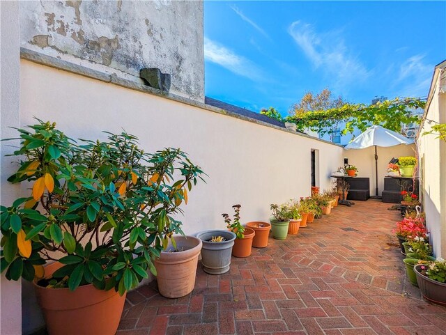 view of patio