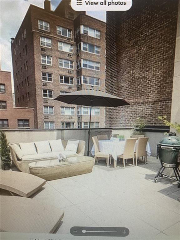 view of patio with an outdoor hangout area