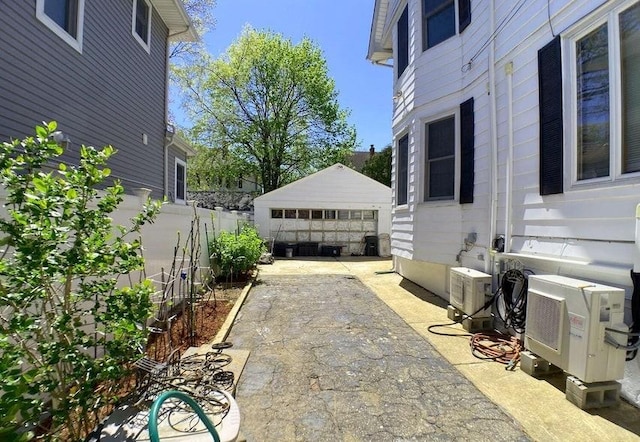 view of patio / terrace with ac unit