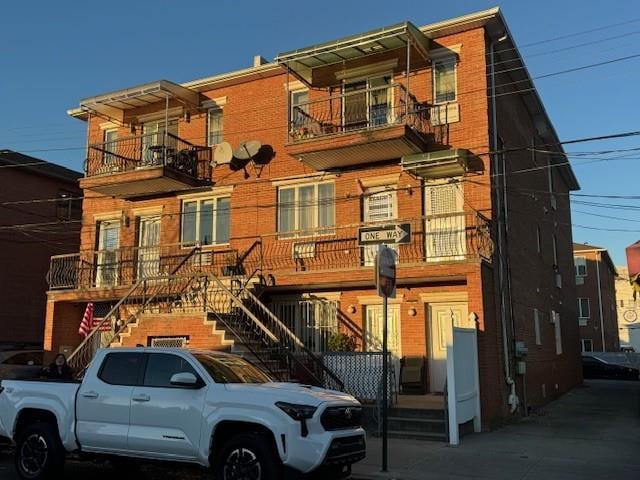 view of property with stairs