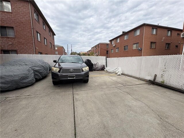 view of parking / parking lot