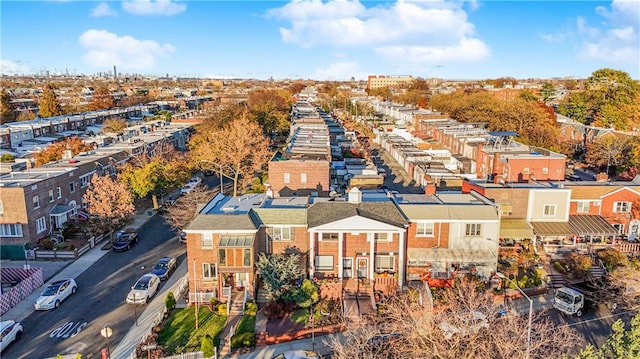 aerial view featuring a residential view