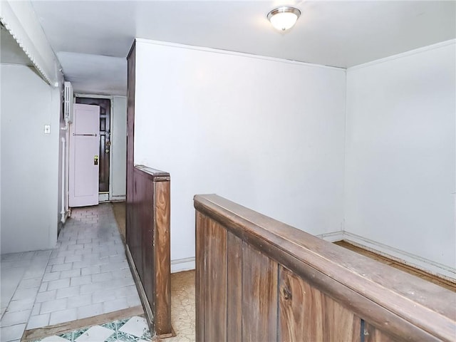 hall featuring tile patterned floors