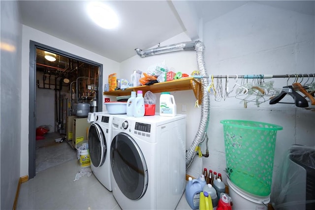 laundry room featuring washer and dryer