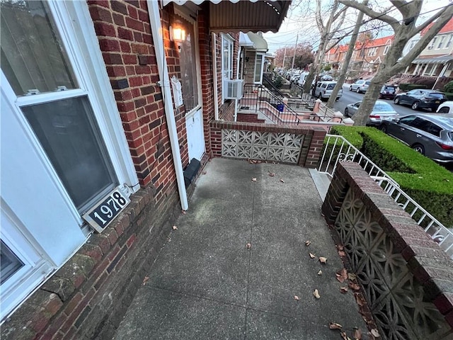 view of patio / terrace featuring cooling unit