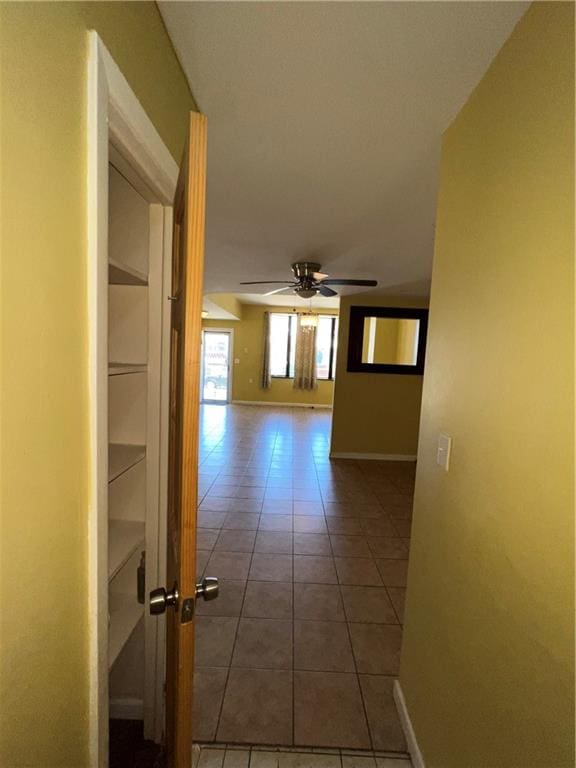 1044 E 96th St, Brooklyn, NY 11236 - corridor with tile patterned floors and baseboards