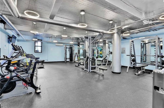 view of exercise room