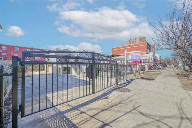 gate with fence