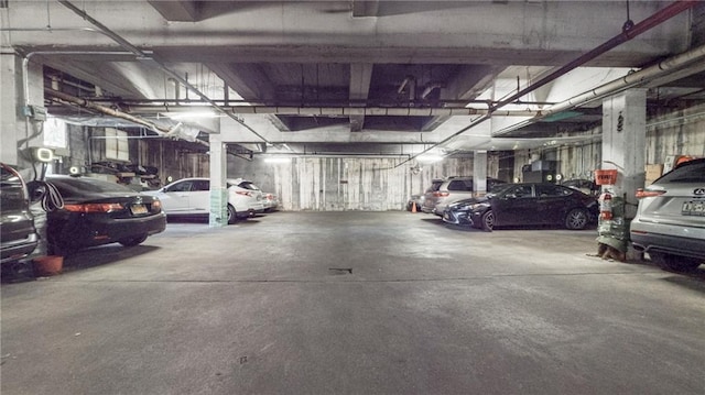 view of parking deck