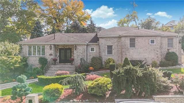 view of front of house featuring french doors