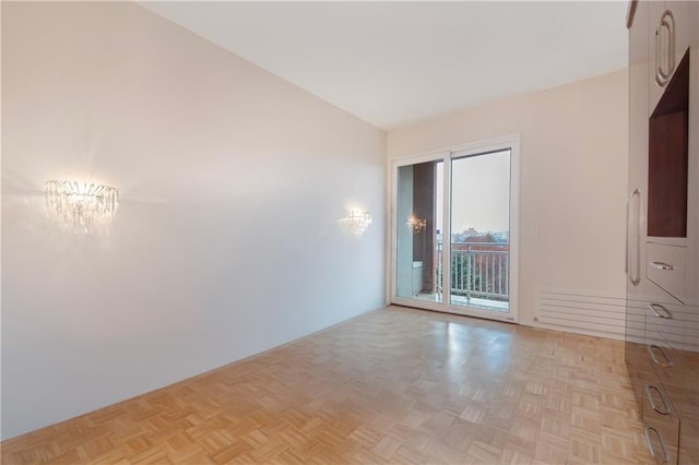 40 Oceana Dr W Unit 5G, Brooklyn, NY 11235 - empty room featuring lofted ceiling