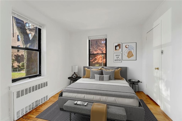 35 Oliver St Unit 1D, Brooklyn, NY 11209 - bedroom with radiator