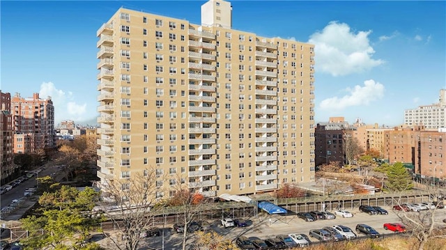 view of property with a city view