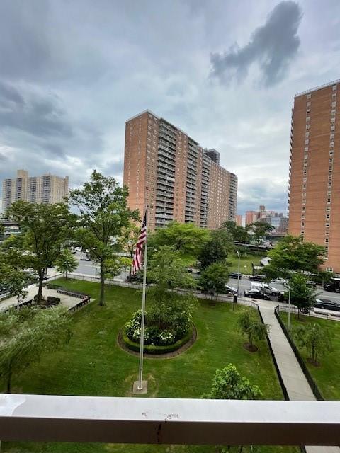 view of property with a city view