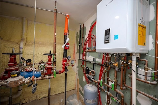 utilities with tankless water heater