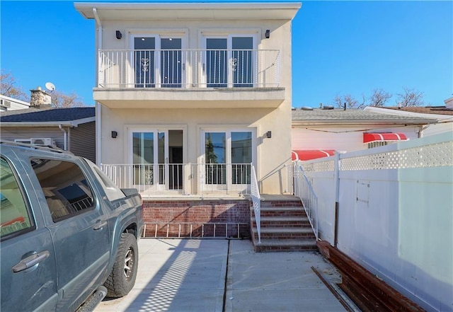 view of rear view of property