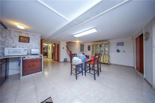 view of dining area