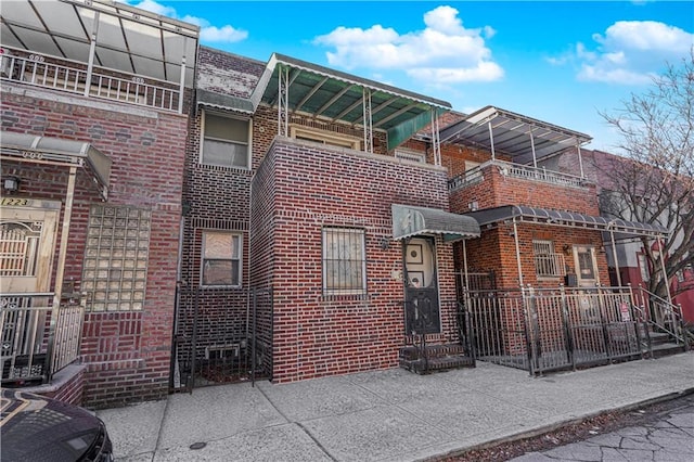 view of townhome / multi-family property