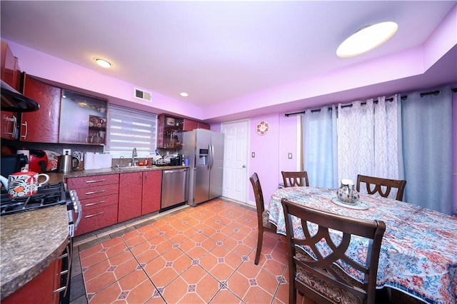 kitchen featuring sink and stainless steel appliances