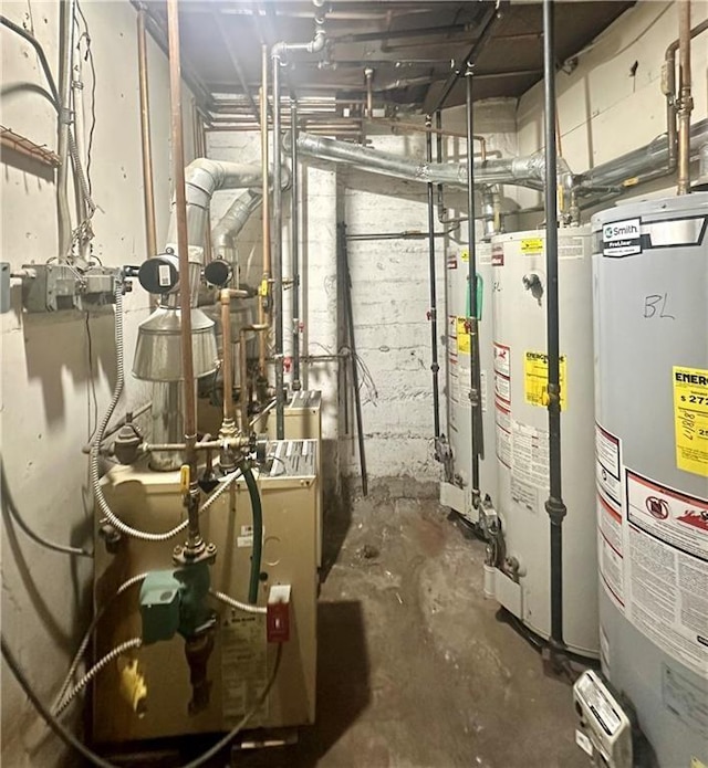 utilities with gas water heater