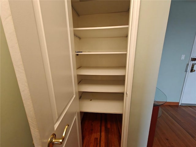 view of closet