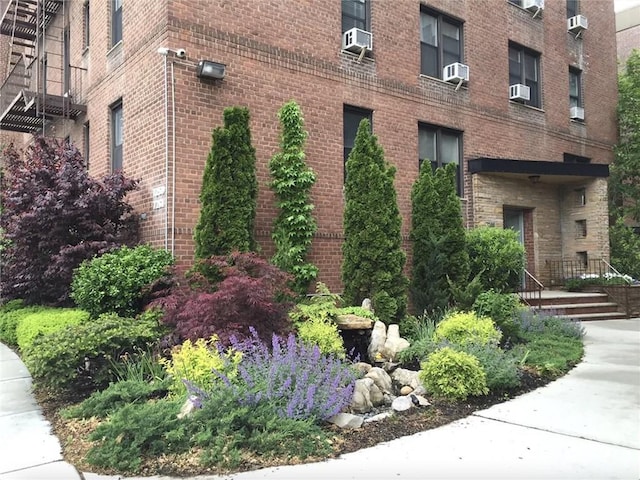 view of property featuring cooling unit