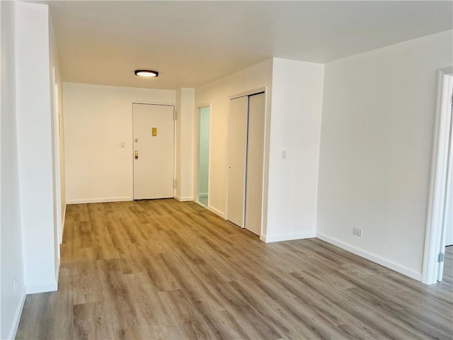 entryway featuring light hardwood / wood-style flooring