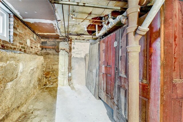 view of basement