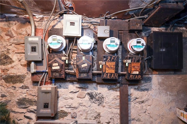 utility room featuring electric panel