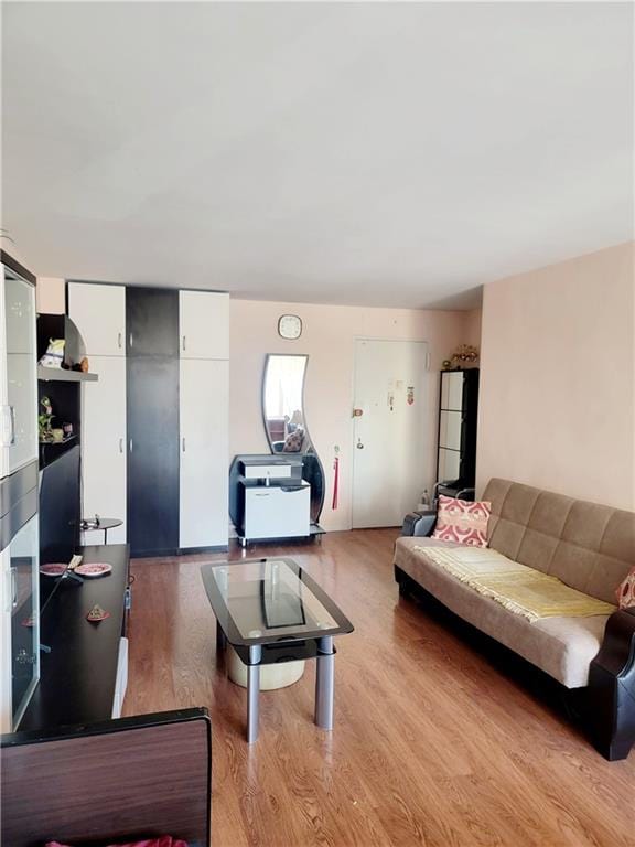 living room featuring wood finished floors