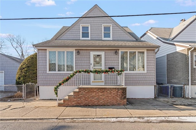 view of front of home