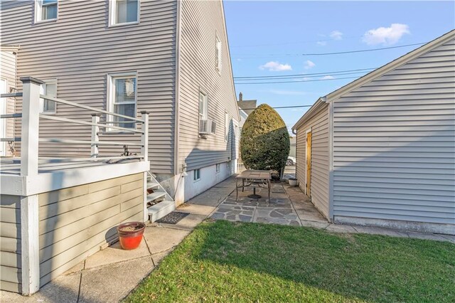 wooden deck featuring area for grilling