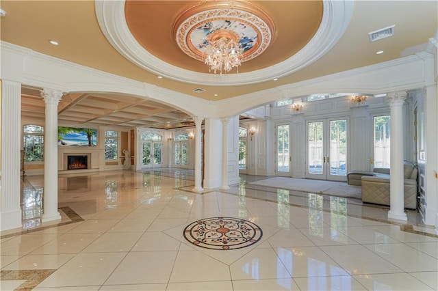 lobby featuring visible vents