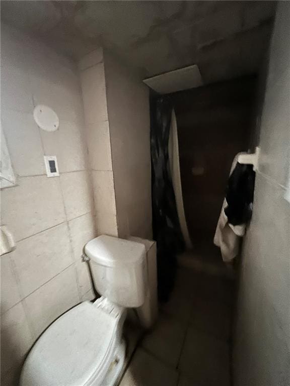 bathroom featuring toilet