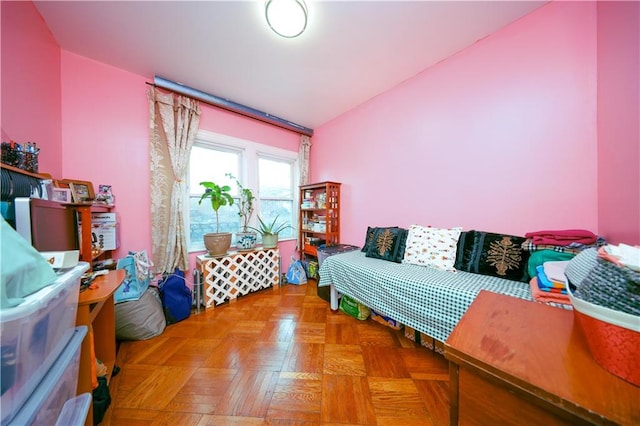 1445 W 5th St, Brooklyn, NY 11204 - bedroom featuring vaulted ceiling