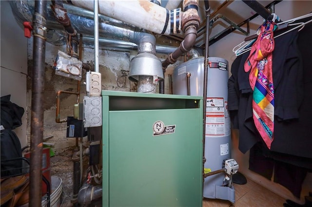 1445 W 5th St, Brooklyn, NY 11204 - utility room with water heater