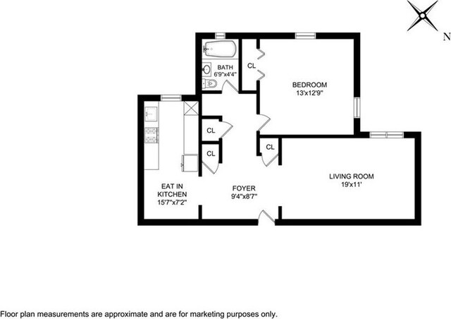 2461 E 29th St Unit 4K, Brooklyn, NY 11235 - room layout