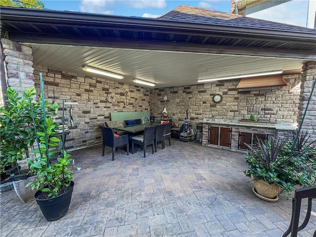 4912 Surf Ave, Brooklyn, NY 11224 - view of patio with outdoor dining area