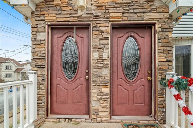 view of entrance to property