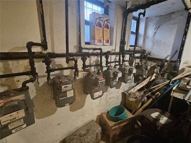 view of utility room