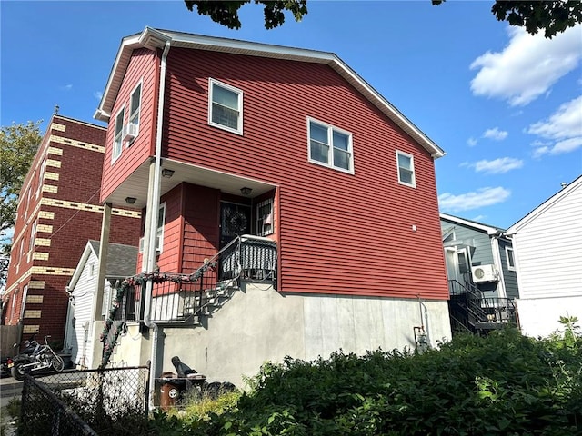 view of back of property