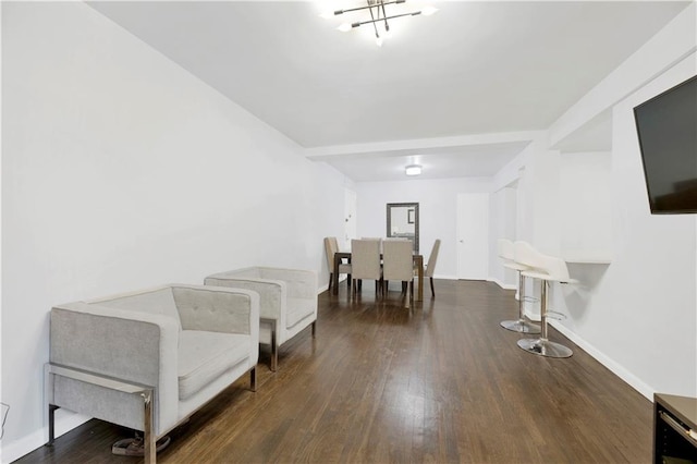 3021 Z Ave Unit 1K, Brooklyn, NY 11235 - sitting room featuring wood finished floors and baseboards