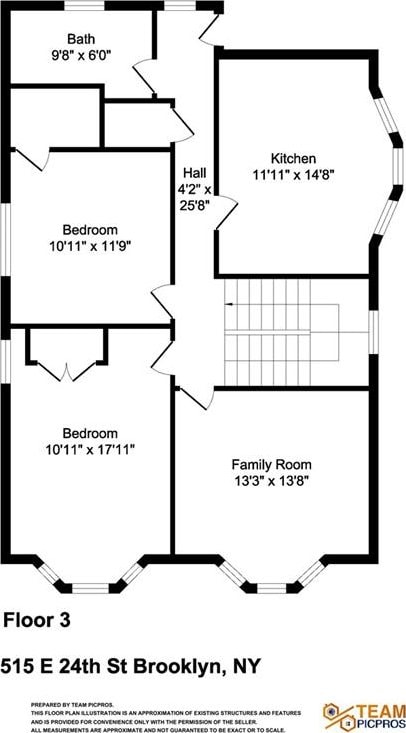 515 E 24th St, Brooklyn, NY 11210 - home floor plan