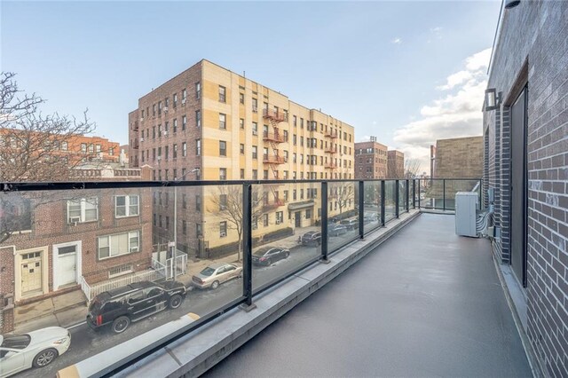 balcony with ac unit